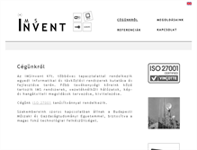 Tablet Screenshot of imsinvent.hu